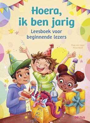 Leesboek voor beginnende lezers - Hoera, ik ben jarig (Hardback)