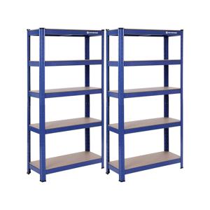 Set van 2 zware planken 150 cm hoog blauw