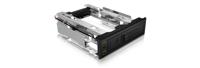 ICY BOX IB-166SSK-B Inbouwframe voor 1x 3,5" SATA/SAS HDD wisselframe 5.25" bay - thumbnail