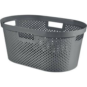 Curver Infinity Dots wasmand - 40L - grijs