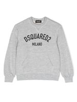 DSQUARED2 KIDS sweat à logo imprimé - Gris