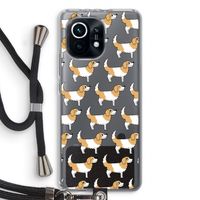 Doggy: Xiaomi Mi 11 Transparant Hoesje met koord