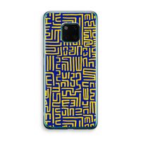 Majorelle Blue Print: Huawei Mate 20 Pro Transparant Hoesje
