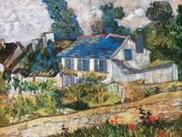 Kunstdruk Vincent Van Gogh - Case ad Auvers 80x60cm