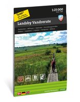 Wandelkaart Terrängkartor Landsby vandrerute | Denemarken | Calazo