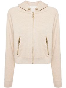 Michael Kors hoodie en coton à coupe crop - Marron