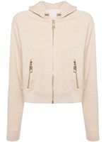 Michael Kors hoodie en coton à coupe crop - Marron - thumbnail