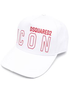 DSQUARED2 casquette à logo imprimé - Blanc