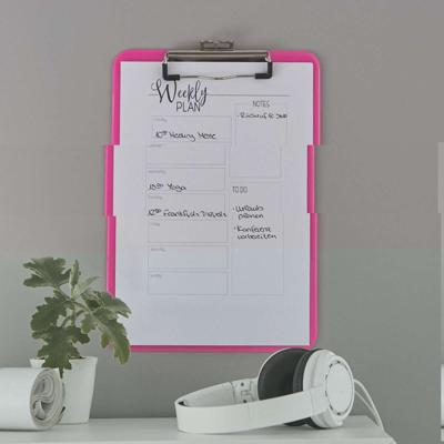 Map Leitz Roze A4