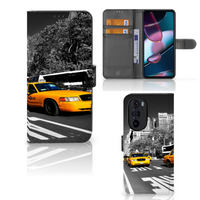 Motorola Edge 30 Pro Flip Cover New York Taxi