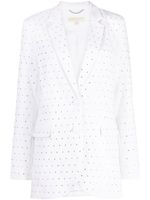 Michael Michael Kors blazer Mensy à ornements en cristal - Blanc