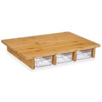 Snijplank Kinvara KT216001-4 KT216001-4 Bruin Transparant Natuurlijk 40 x 6 x 28 cm
