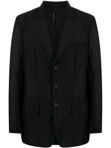 Masnada blazer à simple boutonnage - Noir