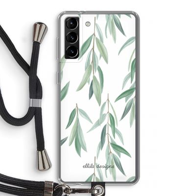 Branch up your life: Samsung Galaxy S21 Plus Transparant Hoesje met koord