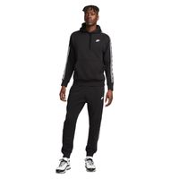 Nike Club Fleece Trainingspak Hooded Zwart Wit Nike Club Fleece Trainingspak Hooded Zwart Wit