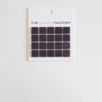 The Mosaic Factory Amsterdam Mozaiek Tegel Vierkant - Donker Paars Glas Basic 322x322 mm
