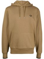 Fred Perry hoodie à logo brodé - Marron - thumbnail