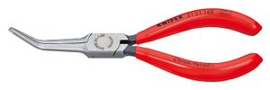 Knipex Grijptang (naaldtang) zwart geatramenteerd met kunststof bekleed 160 mm - 3121160