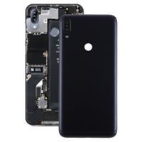 Batterij terug te dekken met camera lens & kant toetsen voor ASUS Zenfone Max Pro (M1) ZB601KL/ZB602K (zwart)