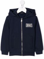 DSQUARED2 KIDS veste à patch logo - Bleu