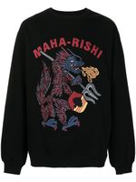 Maharishi sweat à logo imprimé - Noir - thumbnail