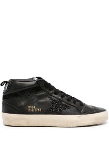 Golden Goose baskets Mid Star en cuir - Noir