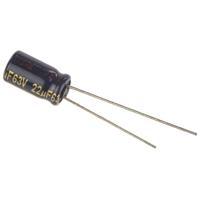 Panasonic EEU-FC1J220 Elektrolytische condensator Radiaal bedraad 2.5 mm 22 µF 63 V 20 % (Ø) 6.3 mm 1 stuk(s)