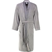 Cawö Cawö Heren Badjas 5840 Velours Kimono Stein 60