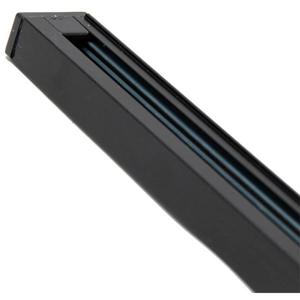 Spanningsrail - 1 Fase - Opbouw - Aluminium - Zwart - 3 Meter
