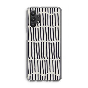 Moroccan stripes: Samsung Galaxy A32 5G Transparant Hoesje