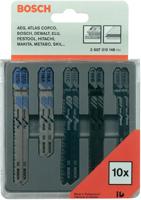 Bosch Accessoires 10-delige set decoupeerzaagbladen hout / metaal - 2607010148