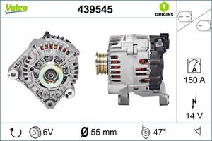 Dynamo / Alternator NEW ORIGINAL PART VALEO, Spanning (Volt)14V, u.a. für Alpina, BMW