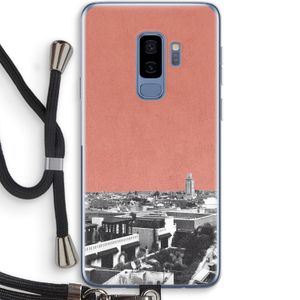 Marrakech Skyline : Samsung Galaxy S9 Plus Transparant Hoesje met koord