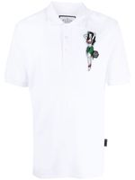 Philipp Plein polo en coton Hawaii à broderies - Blanc - thumbnail