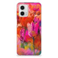 Smartphone hoesje Motorola Moto G73 Tulips