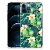 iPhone 12 | 12 Pro Case Orchidee Groen - thumbnail