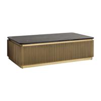 Richmond Salontafel Ironville Marmer en Brass, 140 x 80cm - Goud