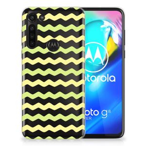 Motorola Moto G8 Power TPU bumper Waves Yellow