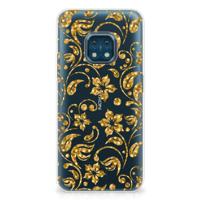 Nokia XR20 | TPU Case | Gouden Bloemen