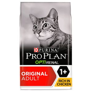 Purina Pro Plan Original OPTIrenal droogvoer voor kat 3 kg Volwassen Kip