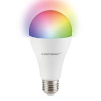 Smart E27 lamp - A60 vorm - E27 - 14 Watt 1400 lumen - RGBWW - Wifi & Bluetooth - Bestuurbaar via app - Google Home, Amazon Alexa en Siri - Smart lamp