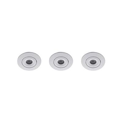 Set 3x Alpha LED mini spot kantelbaar 3Watt rond WIT IP68 dimbaar Set 3x Alpha LED mini spot kantelbaar 3Watt rond WIT IP68 dimbaar