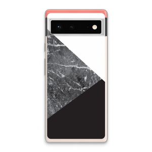 Combinatie marmer: Google Pixel 6 Transparant Hoesje