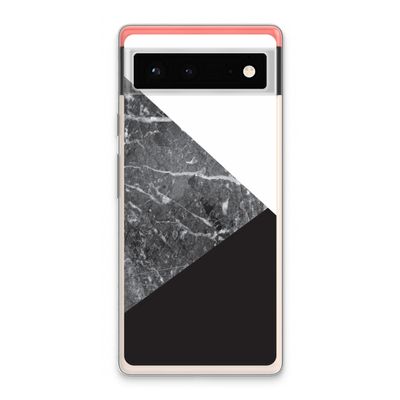 Combinatie marmer: Google Pixel 6 Transparant Hoesje