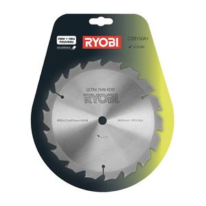 Ryobi CSB150A1 | 1 Cirkelzaagblad compatibel met RWSL1801M, LCS180 en R18CSP - 5132002579 - 5132002579