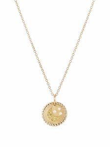 David Yurman collier Cable Collectibles Moon and Stars en or 18ct serti de diamant et de saphirs