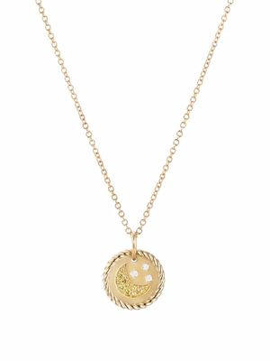 David Yurman collier Cable Collectibles Moon and Stars en or 18ct serti de diamant et de saphirs