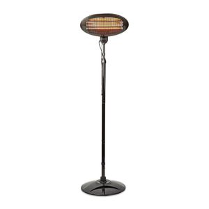 Nedis Patio Verwarmer | 2000 W | IP34 | Zwart | 1 stuk - HTPA120EBK HTPA120EBK