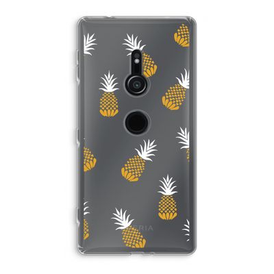 Ananasjes: Sony Xperia XZ2 Transparant Hoesje