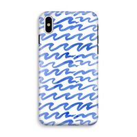 Blauwe golven: iPhone XS Tough Case
